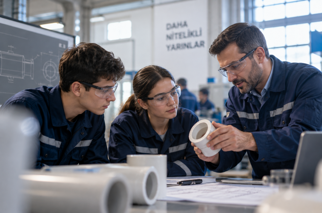 Sanayi ile mesleki eğitim arasında güçlü bir köprü